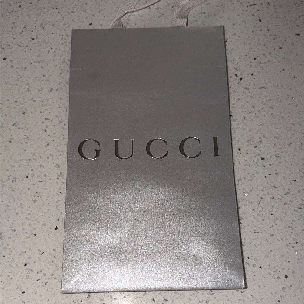 Gucci Metallic Silver Bag